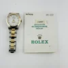 Rolex Oyster Perpetual Am White Mop Diamond Dial on Oyster Ref 14203 with Papers  1994 - Image 6