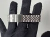 Rolex Datejust Silver Stick Dial on D Link Jubilee Ref 16220 - Image 3