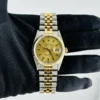 Rolex Datejust Champagne Stick Dial on D Link Jubilee Ref 16233 with Papers  1996 - Image 2