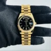 Rolex Day-Date Black Index Dial on President Ref 228238 with New Style Card Green  2026 - Image 2