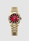 Rolex Datejust Red Ombre Diamond Dial on President Ref 278278 with New Style Card Green  2026