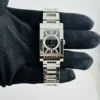 Bvlgari Rettangolo Black Dial on Stainless Steel Bracelet Ref RT45S