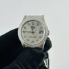Rolex Datejust Am White Mop Diamond Dial on D Link Jubilee Bracelet Ref 68240 - Image 2