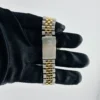 Rolex Datejust Champagne Diamond Factory Dial on D Link Jubilee Bracelet Ref 16233G with Papers  1995 - Image 4