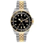 Rolex GMT Master II Black Dial on D Link Jubilee Bracelet Ref 16713