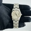 Rolex Oyster Perpetual Date Silver Stick Dial on Oyster Bracelet Ref 15000 - Image 2