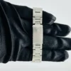 Rolex Oyster Perpetual Date Silver Stick Dial on Oyster Bracelet Ref 15000 - Image 4