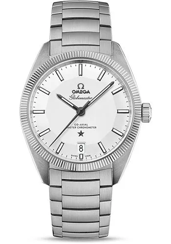 19601276_kpuvv5hg81sm8qkf32zu5k41cw2a.webp Omega Constellation Globemaster Co-Axial Master Chronometer Silver Dial on Bracelet Ref. 130.30.39.21.02.001 - Image 1