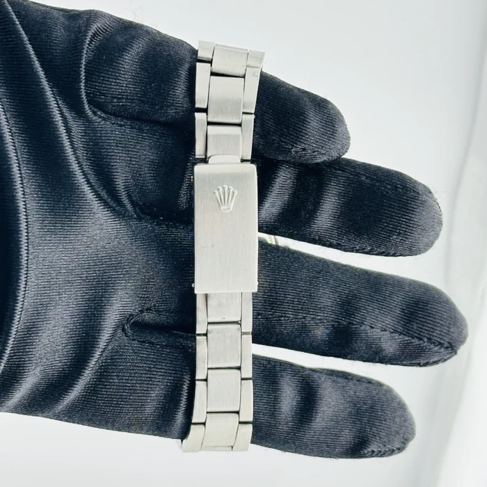 Rolex Air-King Silver Stick / Has Spots Dial on Folded Oyster Ref. 5500 - Image 4