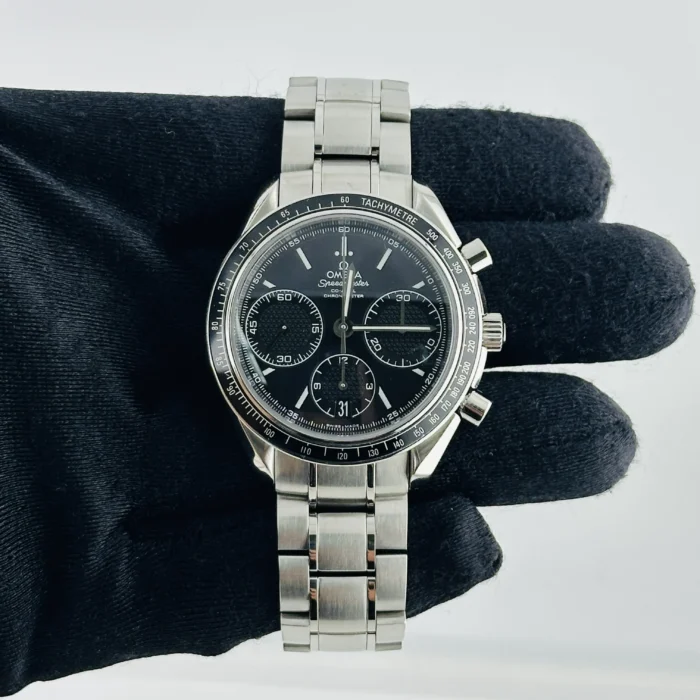 Omega Speedmaster Racing Black Dial on Stainless Steel Bracelet Ref. 326.30.40.50.01.001 - Image 2