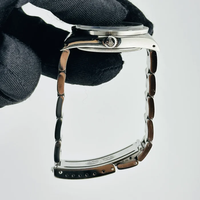 Rolex Air-King Silver Stick Dial on Oyster Bracelet Ref. 14010 - Image 6