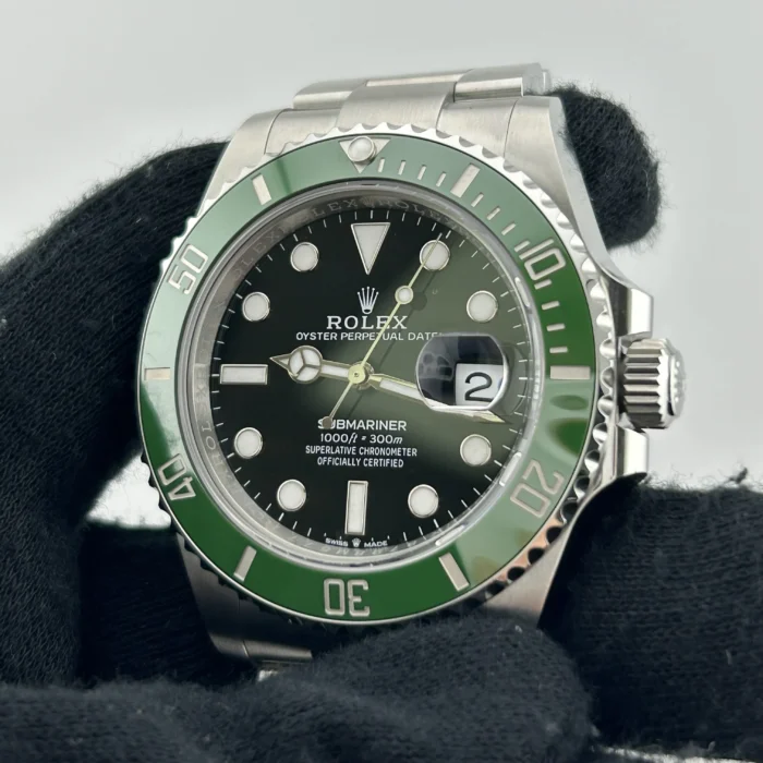 Rolex Submariner Black Dial on Oyster Ref. 126610LV with New Style Card (green) 2022 - Image 3