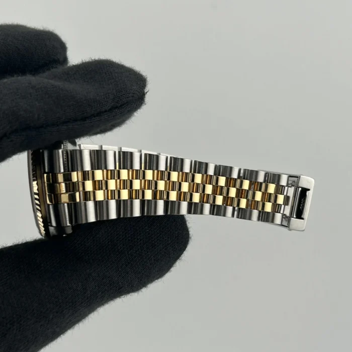 Rolex Datejust White Roman Dial on D-Link Jubilee Bracelet Ref. 68273 - Image 5