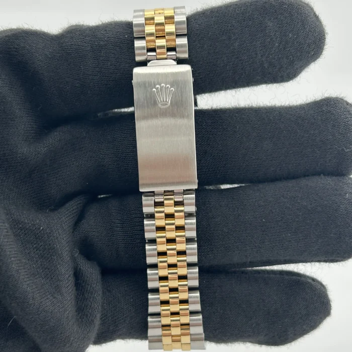 Rolex Datejust White Roman Dial on D-Link Jubilee Bracelet Ref. 68273 - Image 4