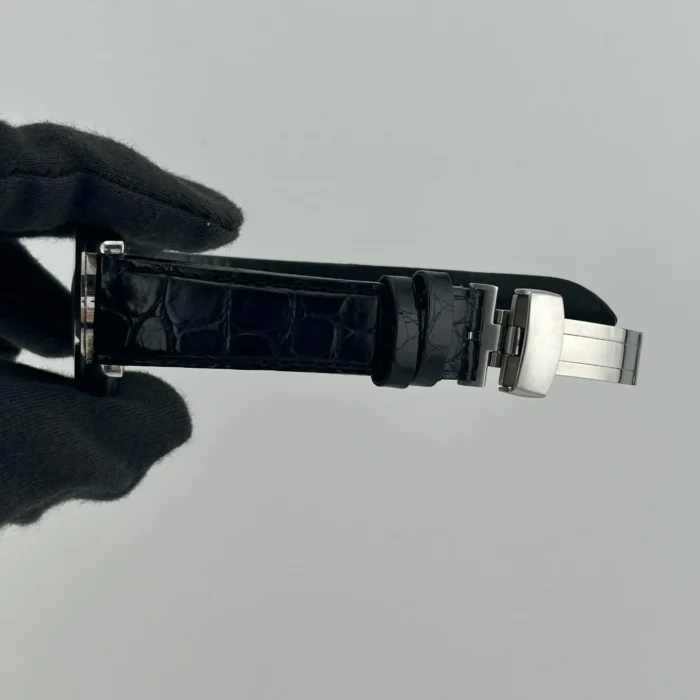 Jaeger-LeCoultre Master Control Silver Dial on Leather Ref. 140.840.872B with Papers 1995 - Image 5