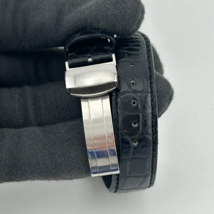 Jaeger-LeCoultre Master Control Silver Dial on Leather Ref. 140.840.872B with Papers 1995 - Image 4