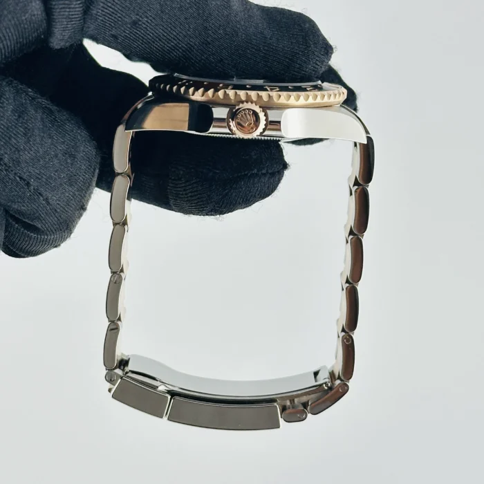 Rolex GMT-Master II "Root Beer" Black Dial on Oyster Bracelet Ref. 126711CHNR with New Style Card (White) 2019 - Image 6