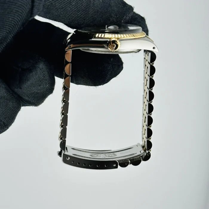 Rolex Datejust Champagne Stick Dial on D-Link Jubilee Bracelet Ref. 16013 - Image 6