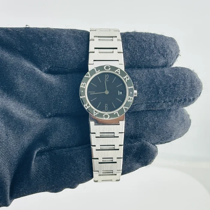 Bvlgari Bvlgari Black Dial on Stainless Steel Bracelet Ref. BB26SS - Image 2