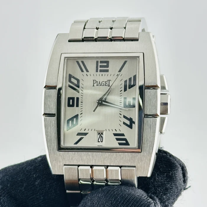 Piaget Upstream Silver Arabic Dial on Stainless Steel Bracelet Ref. 27050 / P10023 - Image 3