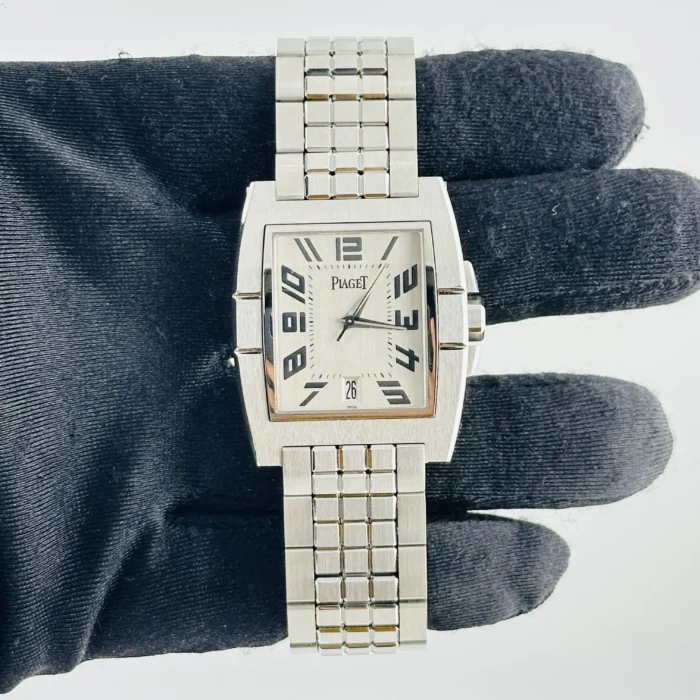 Piaget Upstream Silver Arabic Dial on Stainless Steel Bracelet Ref. 27050 / P10023 - Image 2