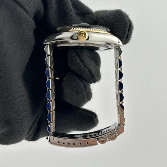 Rolex Datejust Champagne Stick Dial on D-Link Jubilee Bracelet Ref. 16013 - Image 6