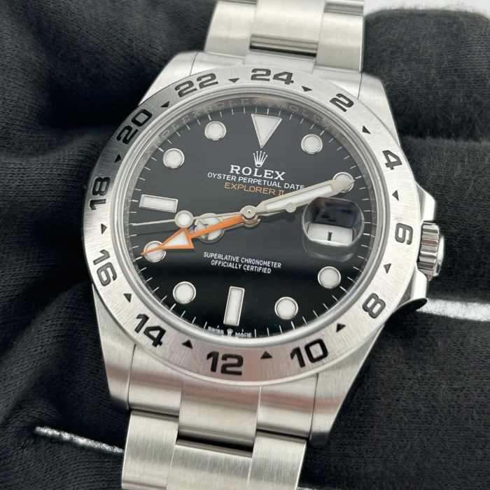 Rolex Explorer II Black Dial on Oyster Ref. 226570 with New Style Card (green) 2022 - Image 3