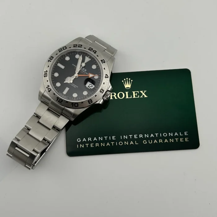 Rolex Explorer II Black Dial on Oyster Ref. 226570 with New Style Card (green) 2022 - Image 7