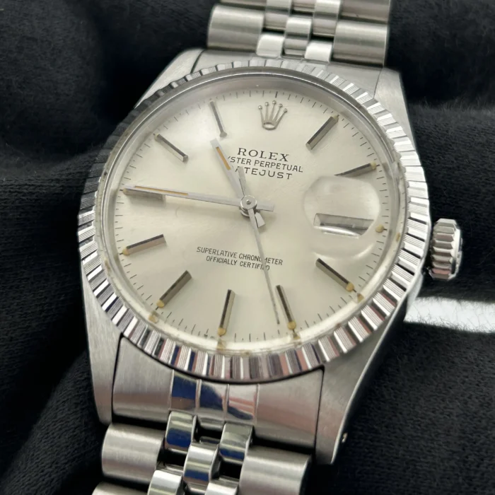 Rolex Datejust Silver Stick Dial on Jubilee Ref. 16030 - Image 3