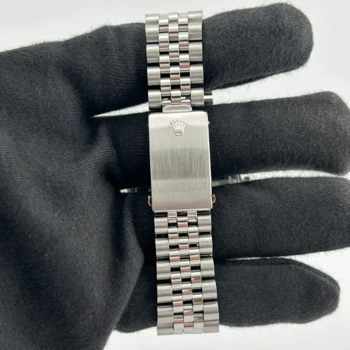 Rolex Datejust Silver Stick Dial on Jubilee Ref. 16030 - Image 4