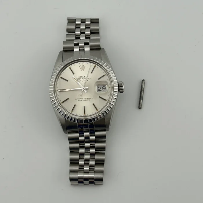 Rolex Datejust Silver Stick Dial on Jubilee Ref. 16030 - Image 7