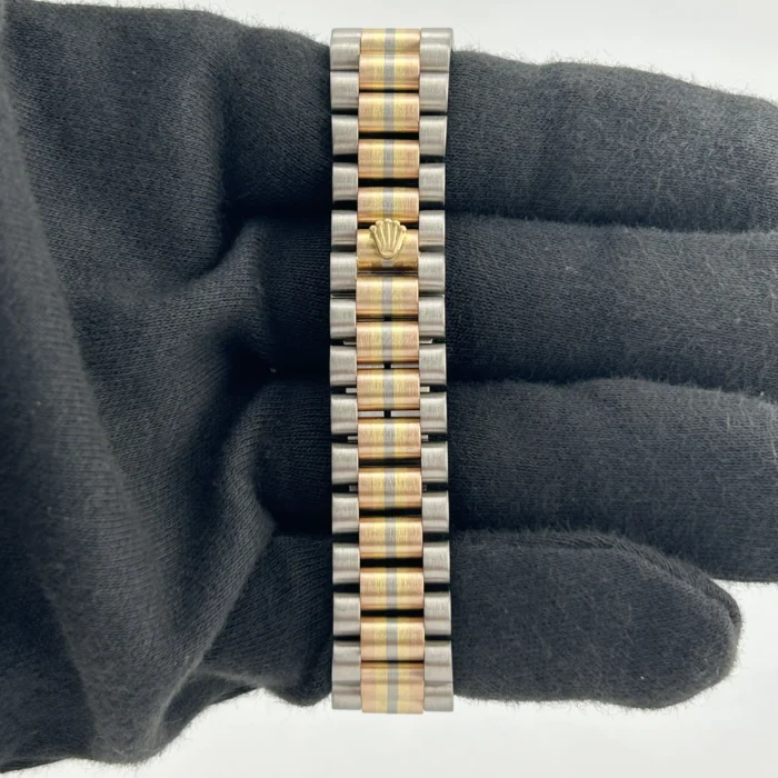 Rolex Datejust President Champagne Diamond Dial on Jubilee Ref. 68279 with Papers 1993 - Image 3