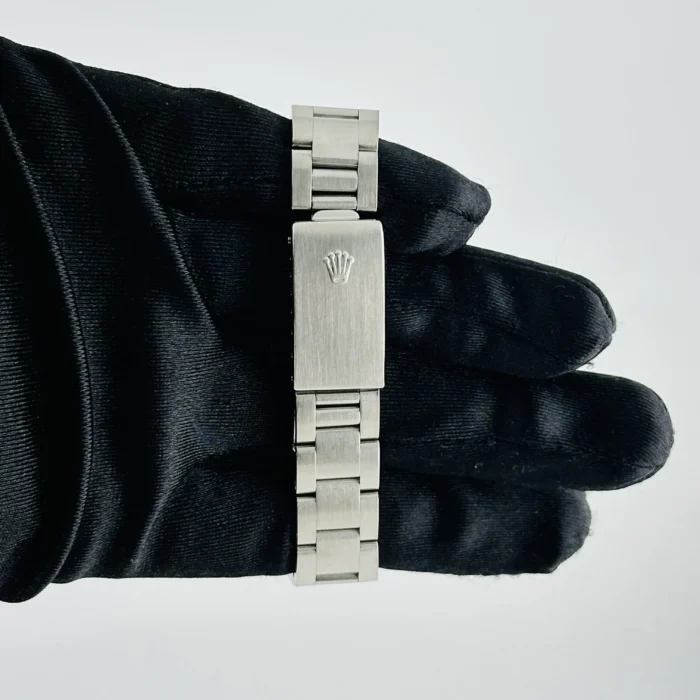 Rolex Oyster Perpetual Black Dial on Oyster Ref. 77080 with Papers 2004 - Image 4