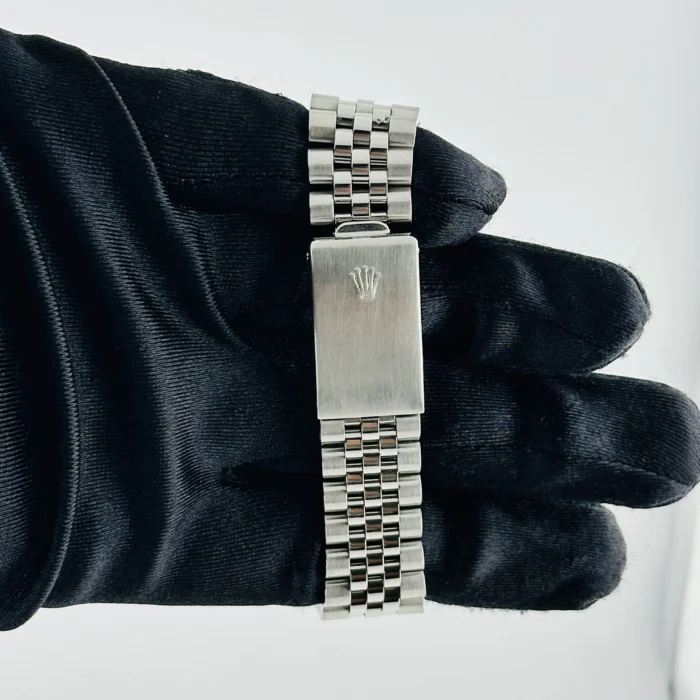 Rolex Datejust Silver Stick Sigma Dial on D-Link Jubilee Bracelet Ref. 1603 - Image 4
