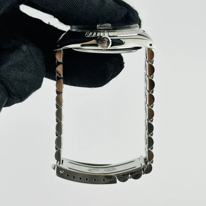 Rolex Datejust Silver Stick Sigma Dial on D-Link Jubilee Bracelet Ref. 1603 - Image 6