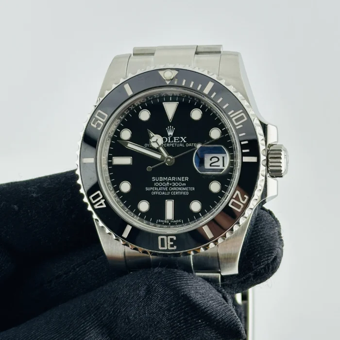 Rolex Submariner Black Dial on Oyster Ref. 116610LN with New Style Card (White) 2016 - Image 3