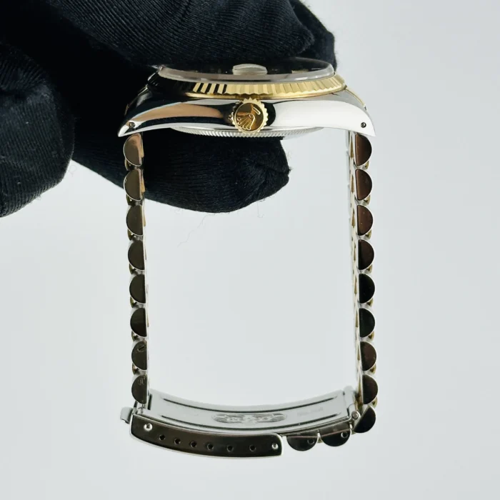 Rolex Datejust Champagne Stick Dial on D-Link Jubilee Ref. 16233 - Image 5