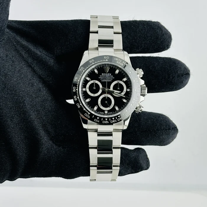 Rolex Daytona Black Dial on Oyster Bracelet Ref. 116500LN with New Style Card (White) 2019 - Image 2