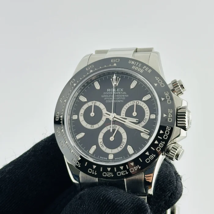 Rolex Daytona Black Dial on Oyster Bracelet Ref. 116500LN with New Style Card (White) 2019 - Image 3