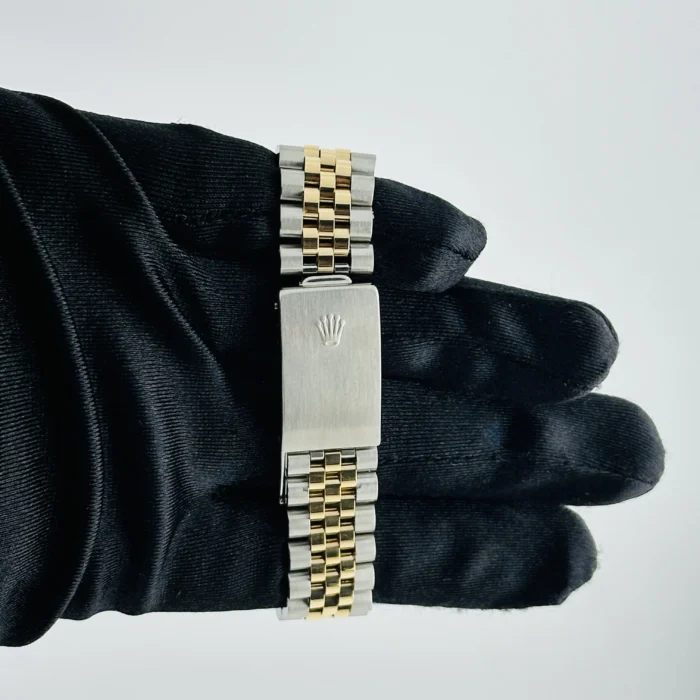 Rolex Datejust Champagne Anniversary Diamond Dial Dial on D-Link Jubilee Bracelet Ref. 16233G - Image 4