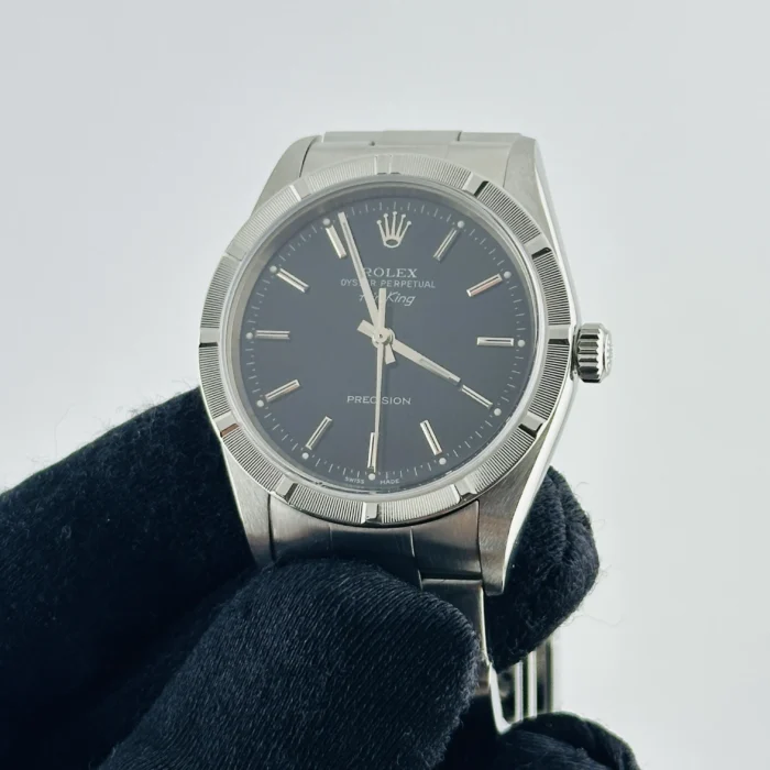 Rolex Air-King Black Dial on Oyster Bracelet Ref. 14010M - Image 3