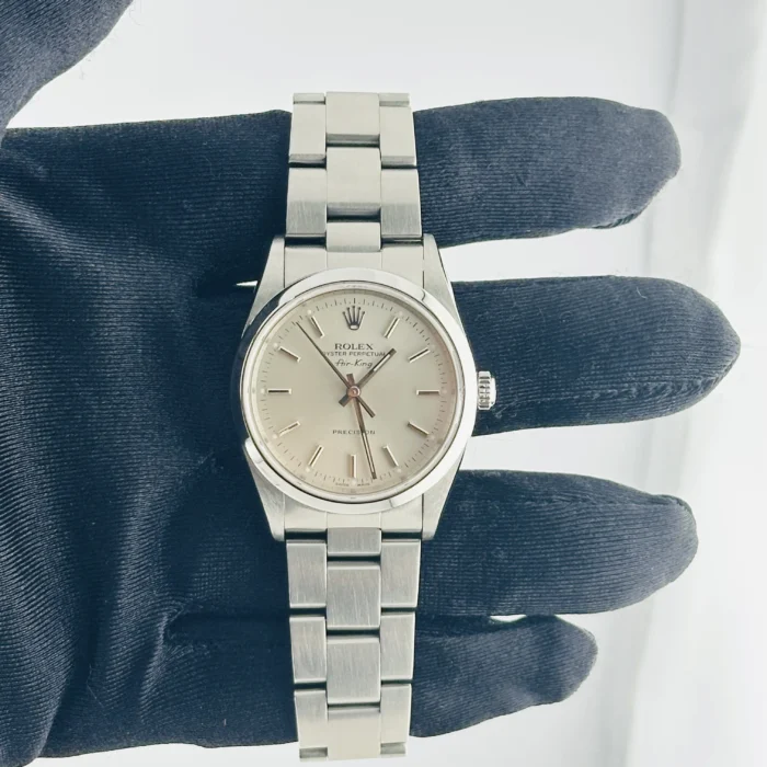 Rolex Air-King Silver Dial on Oyster Bracelet Ref. 14000M - Image 2