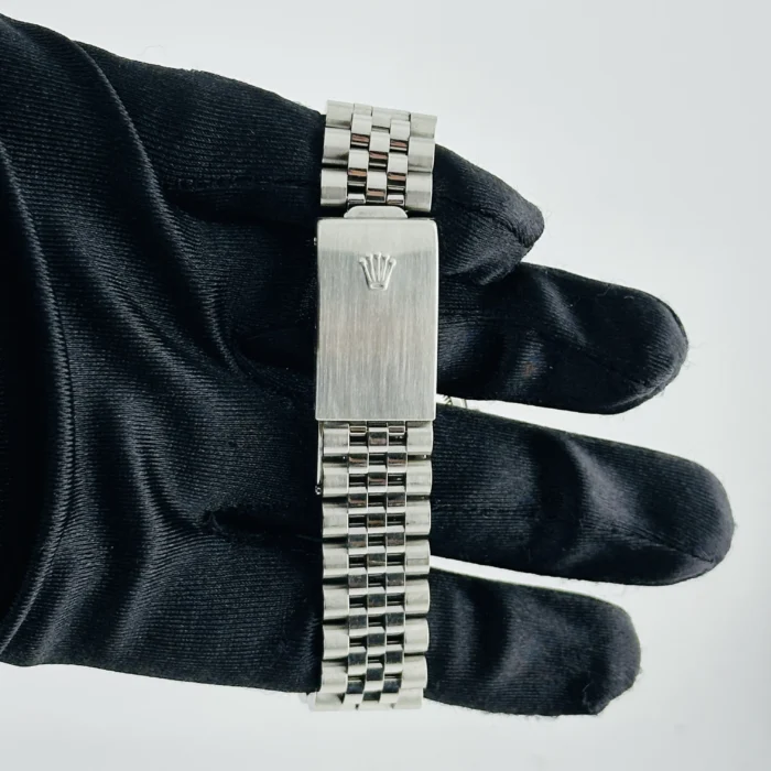 Rolex Datejust Black Dial on D-Link Jubilee Bracelet Ref. 16234 - Image 4