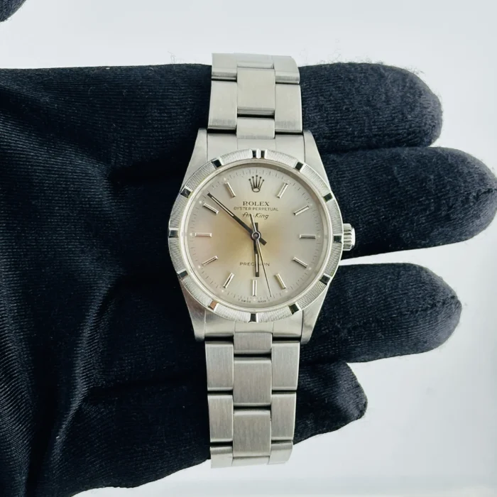 Rolex Air-King Silver Dial on Oyster Ref. 14010 - Image 2