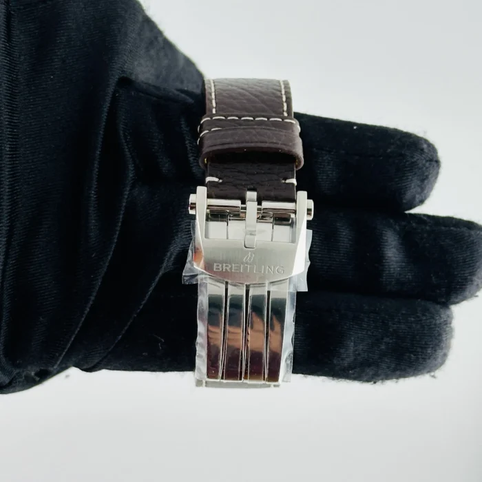 Breitling Top Time Green Dial on Leather Strap Ref. AB01762A1L1X1 with Card 2025 - Image 3
