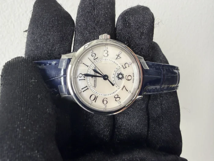 Jaeger-LeCoultre Rendez-Vous Classic Night & Day Silvered grey, Mother-of-pearl Dial on Leather Strap Ref. Q3468410 with Card 2026 - Image 2