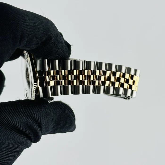 Rolex Datejust Champagne Diamond Factory Dial on D-Link Jubilee Ref. 16013G - Image 5