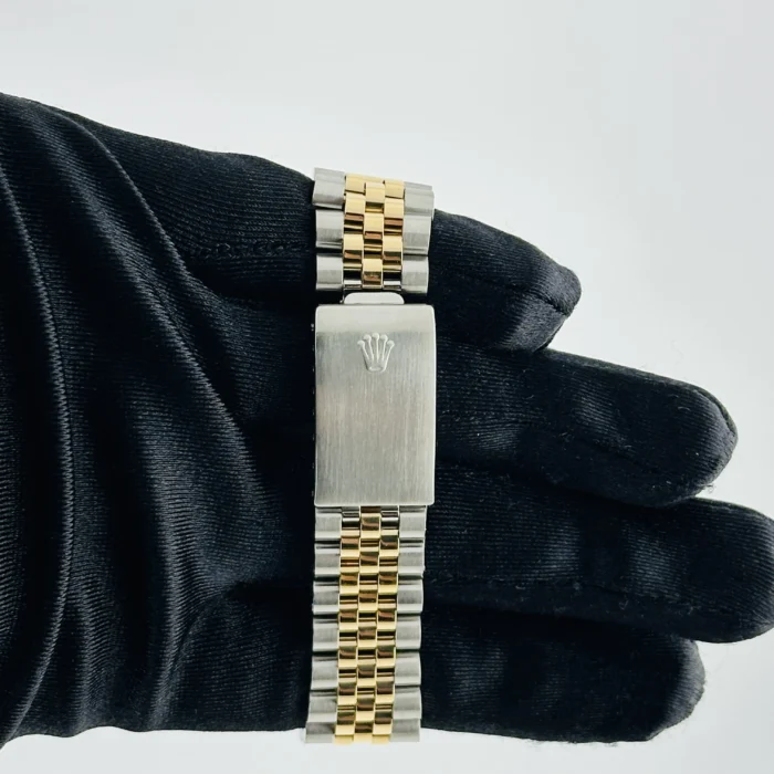 Rolex Datejust Champagne Diamond Factory Dial on D-Link Jubilee Ref. 16013G - Image 4