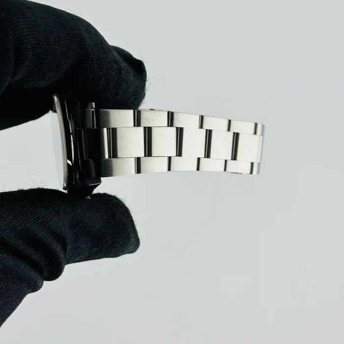 Rolex Oyster Perpetual Black Dial on Oyster Ref. 77080 with Papers 2000 - Image 5