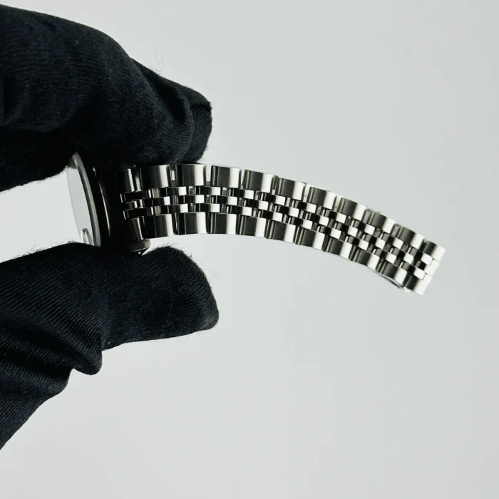 Rolex Datejust Lady Silver Stick Dial on D-Link Jubilee Ref. 69174 with Papers 1992 - Image 5